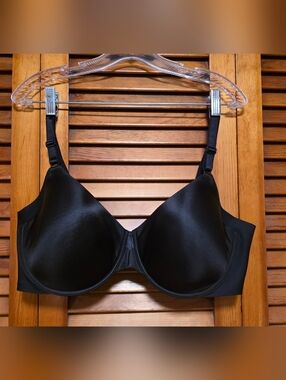 Olga by Warner's No Side Effects Underwire Bra 42D Black GB0561A